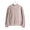 crepuscule Moss stitch L/S sweat 2101-001W画像
