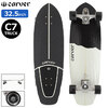 Carver Skateboards Black Tip 32.5in × 9.875in C7 Surfskate Complete C1013011063画像