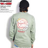 Sequence by B-ONE-SOUL TOM and JERRY CIRCLE LOGO L/S TEE -GREEN GRAY- T-1370918画像