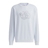 adidas Crew Sweat HELLOW BLUE HB6866画像