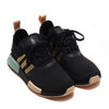 adidas NMD_R1 W CORE BLACK/GOLD METALLIC/HALO AMBER FY3565画像