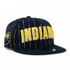 NEW ERA INDIANA PACERS CITY EDITION 9FIFTY SNAPBACK CAP NAVY DS60102721画像