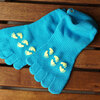 vibram FiveFingers Barefoot Socks BLUE 20A1104画像