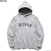 ROARK REVIVAL "MEDIEVAL LOGO" P/O HOODED SWEAT (HEATHER GREY) RSWJ702画像