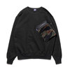 APPLEBUM Boa Pocket Crew Sweat BLACK画像