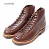 LONE WOLF BOOTS CAT'S PAW SOLE "CARPENTER" BROWN F01615画像