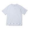 adidas LINEAR REPEAT TEE HALLOW BLUE/CREW NAVY GN7127画像