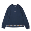adidas LINEAR REPEAT LS TEE CREW NAVY GN3881画像