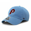 '47 Brand PHILADELPHIA PHILLIES MLB COOPERSTOWN CLEAN UP STRAPBACK CAP LT BLUE BCPTN-RGW19GWSNL-CO75画像