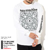 TOY MACHINE × Hello Kitty Kitty & Eye Bandana L/S Tee KTMPBLT3画像