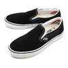 VANS SKATE SLIP-ON BLACK/WHITE VN0A5FCAY28画像