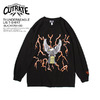 CUTRATE THUNDER&EAGLE L/S T-SHIRT -BLACK/ORANGE- CR-21SS010BO画像
