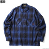 BLUCO OMBRE WORK SHIRTS L/S (BLU-BLK) OL-109TO-021画像