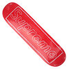 Supreme 21SS KAWS Chalk Logo Skateboard RED画像