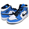 NIKE AIR JORDAN 1 MID SE signal blue/black-white DD6834-402画像