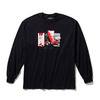 Kinetics PLANNING L/S T-SHIRT BLACk KS21LST02画像
