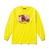 Kinetics PLANNING L/S T-SHIRT YELLOW KS21LST02画像