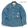 SUGAR CANE 11oz. BLUE DENIM WORK COAT AGED MODEL SC14371H画像