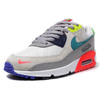 NIKE (WMNS) AIR MAX 90 EOI "EVOLUTION OF ICONS" PEARL GREY/SUMMIT WHITE/BLACK/SPORT TURQUOISE DD1500-001画像