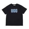 UGG ダメージデニム ロゴ Tシャツ BLACK 21SS-UGTP13画像