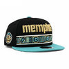 NEW ERA MEMPHIS GRIZZLIES CITY EDITION 9FIFTY SNAPBACK CAP BLACK-TEAL NE44250画像