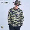 CRIMIE TIGER CAMO LONG SLEEVE T SHIRT CR1-02A1-CL82画像