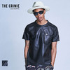 CRIMIE LEATHER HENRLY NECK SHIRT CR1-02A1-SS31画像