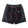 JORDAN BRAND AS M J 23ENG FLC SHORT BLACK/DK SMOKE GREY/HYPER PINK CZ4823-010画像