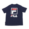 FILA BOX LOGO S/S T SHIRTS NAVY FS3041-20画像