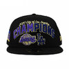 NEW ERA LOS ANGELES LAKERS DODGERS 9FIFTY 2020 DUAL CHAMPIONS CITY SNAPBACK CAP BLACK FF412-0607画像