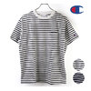 Champion BORDER SHORT SLEEVE T-SHIRT C3-T303画像