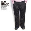 GLIMCLAP Satin material semi wide & tapered pants 10-03-GLS-CB画像