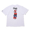 FRONT OF WALL" COOK × PROPS Management S/S TEE WHITE画像