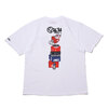 FRONT OF WALL" COOK × PROPS Management S/S TEE WHITE画像