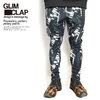 GLIMCLAP Repeating pattern jersey pants(monotone geometric pattern) 10-20-GLS-CB画像