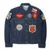 AVIREX TYPE BLUE TOP GUN DENIM JACKET INDIGO 6112113-88画像