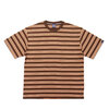 APPLEBUM 70's Border Tee BROWN画像