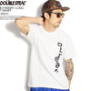 DOUBLE STEAL STRAIGHT LOGO T-SHIRT -WHITE- 911-12009画像