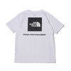 THE NORTH FACE S/S BACK SQUARE LOGO TEE WHITE NT32144-W画像