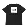 THE NORTH FACE S/S BACK SQUARE LOGO TEE BLACK NT32144-K画像