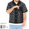 STUSSY Floral Pattern Lace S/S Shirt 1110178画像