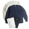 Los Angeles Apparel 6.5oz Long Sleeve Garment Dye Crew Neck T-Shirt 1807GD画像