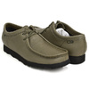 Clarks WALLABEE GTX OLIVE LEATHER 26154799画像