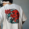 Schott SS T-SHIRT "WAVE&CIRCLE" 3113128画像