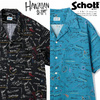 Schott HAWAIIAN SHIRT NY GRAFFITI 3115050画像