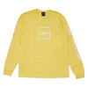 HUF ESSENTIALS DOMESTIC L/S TEE LEMON画像