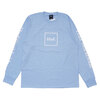 HUF ESSENTIALS DOMESTIC L/S TEE LT BLUE画像