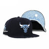 NEW ERA CHICAGO BULLS BANDANA BOTTOM 9FIFTY SNAPBACK CAP HL12731444画像