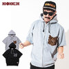 ANIMALIA S/S ZIP-UP HOODIE AN21U-SW01画像