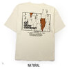 go slow caravan USA/C gscコンセプトカラー スクエアLOGOバックプリントゆったりTEE 351909画像